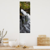 Ganoga Falls 12"x36" Poster (Küche)