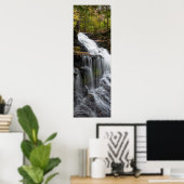Ganoga Falls 12"x36" Poster (Heimbüro)