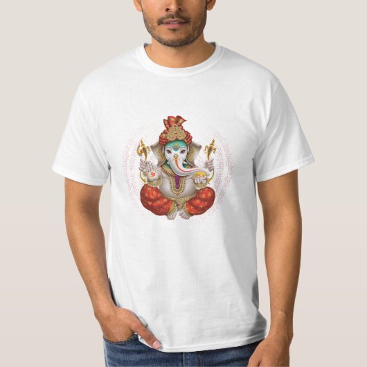 Ganpati Bappa Segen T-Shirt (Vorderseite)