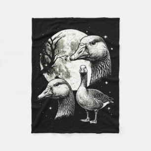 Gans 90er Stil alberne Vintage-Ästhetik y2k Gans Fleecedecke