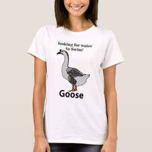 Gans auf der Suche nach Wasser zum Schwimmen Afrik T-Shirt