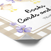 Gans - Bücher Karten und Geschenke Poster (Ecke)