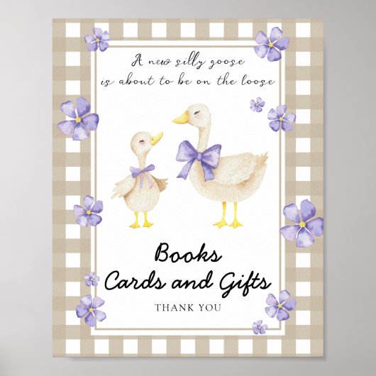 Gans - Bücher Karten und Geschenke Poster (Vorne)