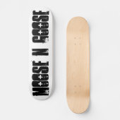 Gans der Elche N Skateboard (Vorderseite)