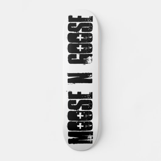 Gans der Elche N Skateboard (Vorderseite)