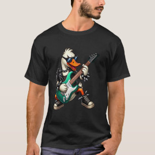 Gans E-Gitarre Konzertmusik Männer Frauen Kinder T-Shirt