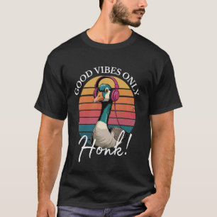 Gans hört Musik T-Shirt Lustig Autismussensorik