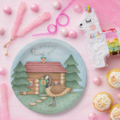 Gans in der Hütte Pappteller (Party)