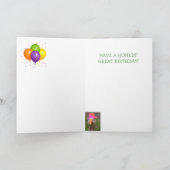Gans in der Sonne Geburtstag Karte (Innenseite)