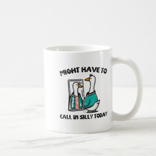 Gans könnte heute lustig anrufen Lustiges Tier Kaffeetasse