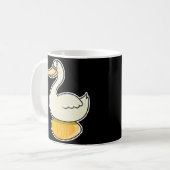 Gans mit goldenem Ei Kaffeetasse (Vorderseite Links)