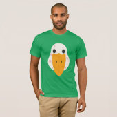 Gans mit Pickeln Basic T-Shirt (Vorne ganz)