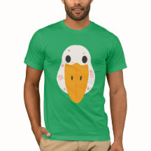 Gans mit Pickeln Basic T-Shirt