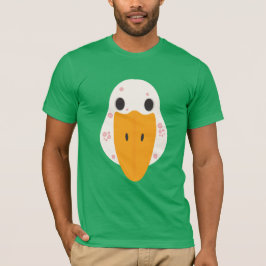 Gans mit Pickeln Basic T-Shirt