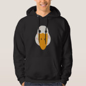Gans Mit Pickeln Herren Kapuzenpullover Hoodie (Vorderseite)