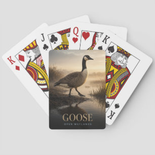 Gans offene Feuchtgebiete Wildtier TIER Spielkarten