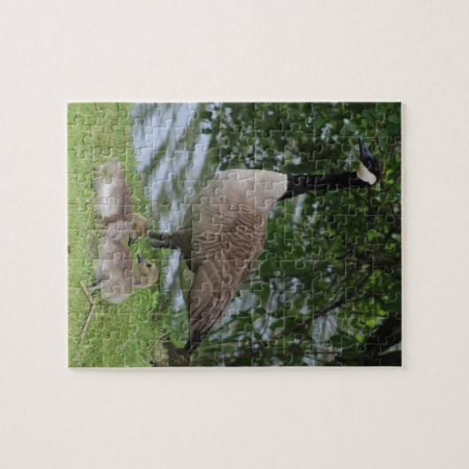 Gans und Gänschen Puzzle (Horizontal)