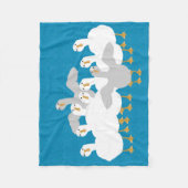 Gans Who Small Fleece Blanket (Vorderseite)