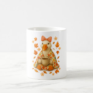 Gänschen-Coquette-Schleife mit Kaffee-Decke Herbs Verwandlungstasse