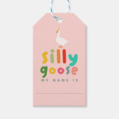 Gänse Adoption Stuffie Pink Geburtstagsfavorit Geschenkanhänger (Vorderseite)