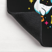 Gänse Albern auf der Loose Groovy Retro Tier Fraue Mousepad (Ecke)