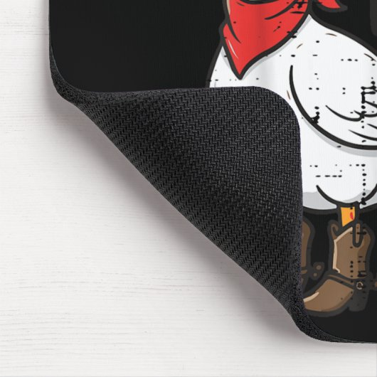 Gänse Albern auf Loose Cowboy Funny Animal Men W Mousepad (Ecke)