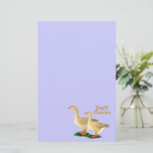 Gänse: American Buffs Briefpapier (Stehend Vorderseite)