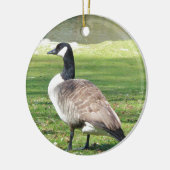 Gänse an der Küste, Wildtiere, Natur Keramik Ornament (Links)