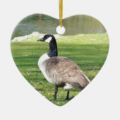 Gänse an der Küste, Wildtiere, Natur Keramikornament (Vorne)