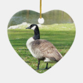 Gänse an der Küste, Wildtiere, Natur Keramikornament (Hinten)