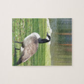 Gänse an der Küste, Wildtiere, Natur Puzzle (Horizontal)