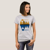 Gänse auf dem Flügel T-Shirt (Vorne ganz)