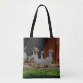 Gänse auf dem März Tierart Tasche (Vorderseite)