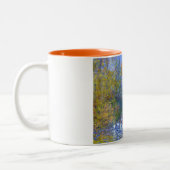Gänse auf der Creek, Claude Monet Zweifarbige Tasse (Links)