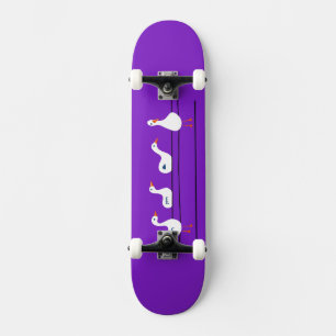 Gänse auf einem Draht Skateboard Deck