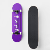 Gänse auf einem Kabelskateboard Skateboard (Vorderseite)