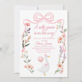 Gänse Baby Dusche Einladung Pink Girl Einladung