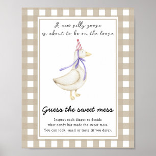 Gänse-Babydusche - Schau mal, das süße Chaos Poster