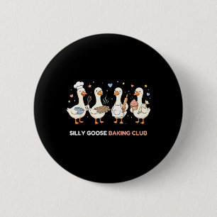 Gänse-Backclub Lustiger Bäcker-Mama-Mama-Konditor Button