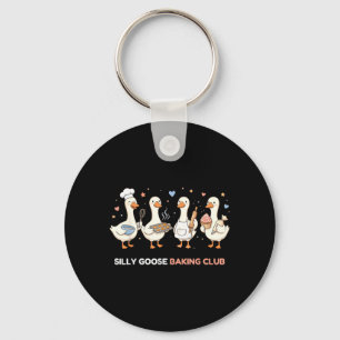 Gänse-Backclub Lustiger Bäcker-Mama-Mama-Konditor Schlüsselanhänger
