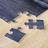 Gänse bei Winteruntergang Puzzle (Seite)