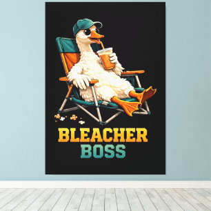 Gänse-Bleacher-Boss Leinwanddruck