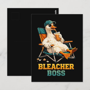 Gänse-Bleacher-Boss Postkarte