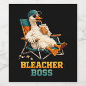 Gänse-Bleacher-Boss Weinetikett (Einzelnes Label)