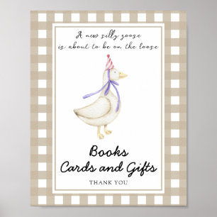 Gänse - Bücherkarten und Geschenke Poster