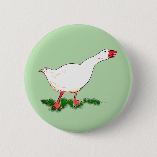 Gänse Button (Vorderseite)