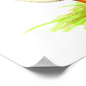 Gänse: Chinesisch braun Poster (Ecke)