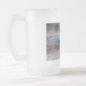 Gänse, die eine Break Mattiert Glass Beer Tasse (Links)
