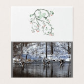 Gänse, die vom Wasser abheben (Außenseite Aufgefaltet)