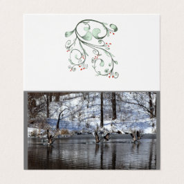 Gänse, die vom Wasser abheben